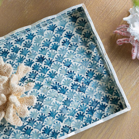 Artekko Tavă Decorativă Din Lemn Rectangulară 40x32.5x5cm