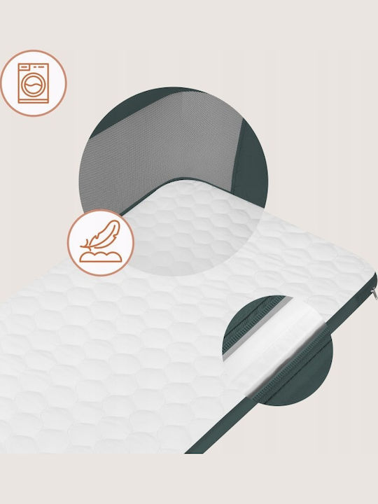 Lionelo Cradle Jodie with Mattress Side Opening and Wheels Green