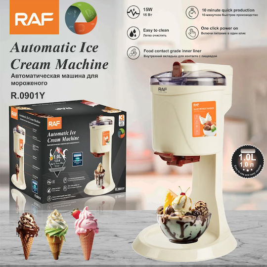 Raf Ice Cream Maker White
