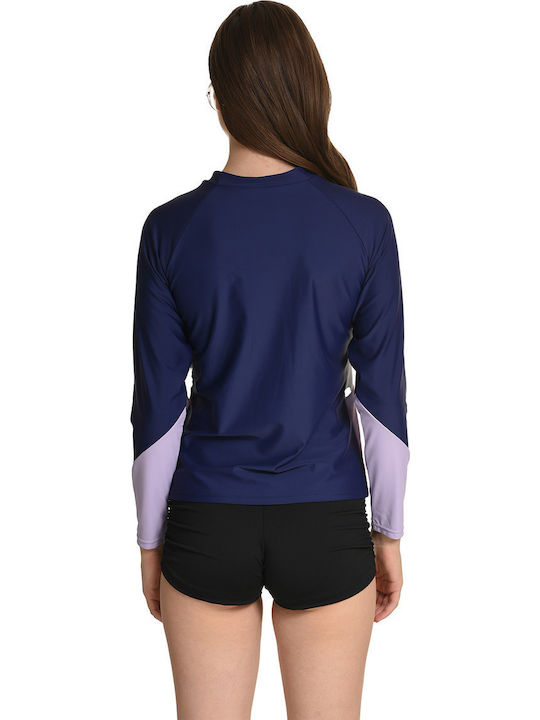 MiandMi Women's Long Sleeve Sun Protection Shirt Purple