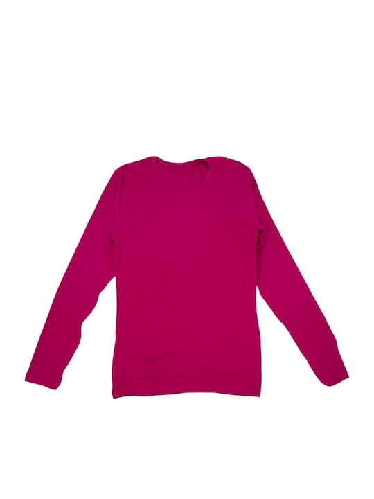 Long Sleeve Fuchsia Women's T-Shirt