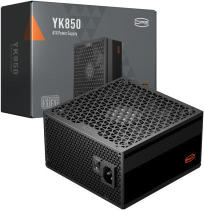 PCCOOLER P5-YK850 850W Sursă de Alimentare Neagră Full Wired 80 Plus Bronze
