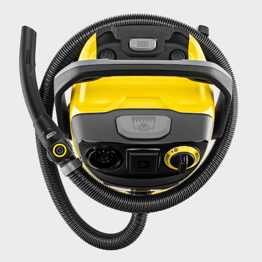 Karcher WD 5 Control P 25/5/22 Σκούπα Στερεών 1200W με Ανοξείδωτο Κάδο 25lt