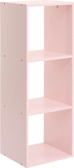 A-s Mix'n Modul Boden Bücherregal Holz Rosa 32.4x30x94.8cm