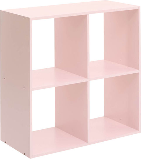 A-s Mix'n Modul Boden Bücherregal Holz Rosa 63,6x30x63,6cm
