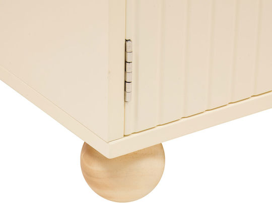 A-s Bouli Βιβλιοθήκη Δαπέδου Ξύλινη Μπεζ 60x30x94.5cm