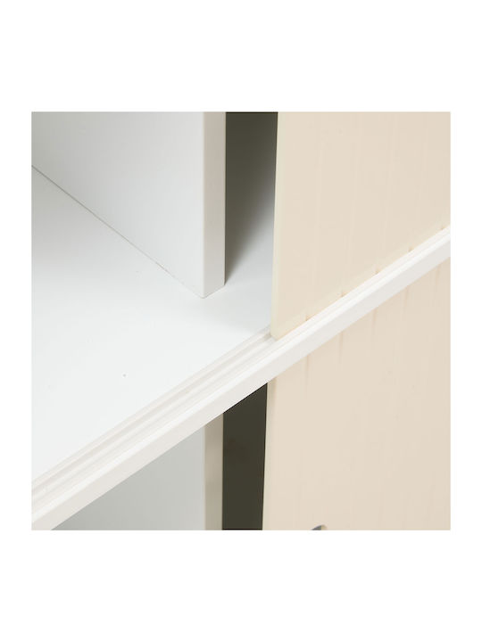 A-s Bouli Floor Bookcase Wooden Beige 69.5x30x101cm