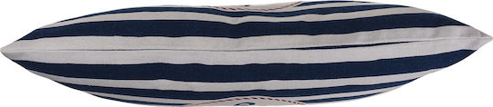 Out of the Blue Throw Pillow Anchor White-Blue 30x50cm