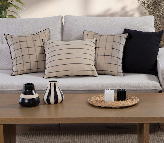 Nef-Nef Homeware Възглавница Unite Черна 42x42 см