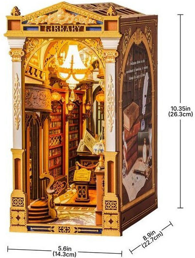 Robotime Tgb16 Rolife Fairytale Library Wonders 258pcs Led