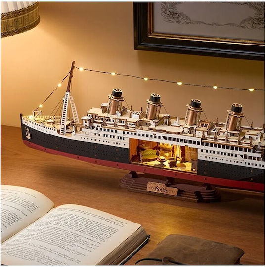 Robotime Tgl02 Rolife 1912 Eternal Atlantic Voyager Led 443pcs