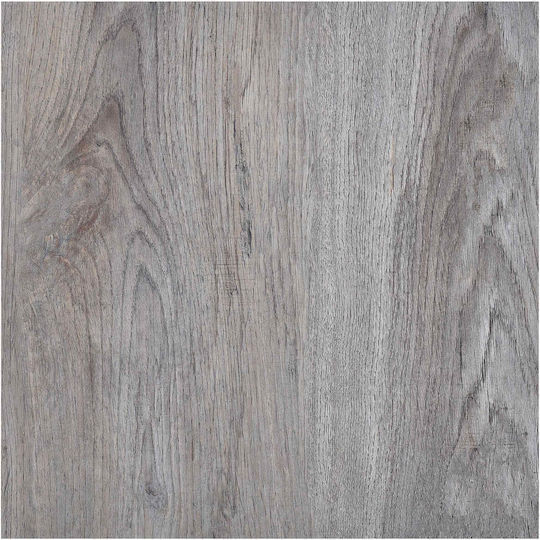 vidaXL Set Plastic Floor PVC with 55 Tiles 1.5mm M30.5xP30.5cm Brown