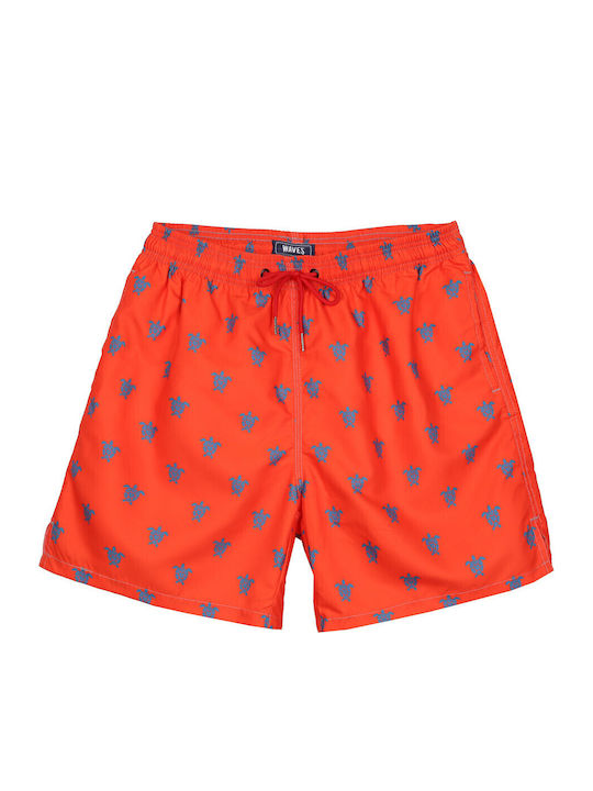 Herren-Bademode Kurze Hosen Orange