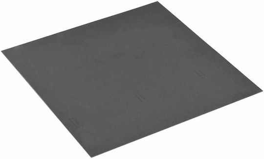 vidaXL PVC Plastic Floor Set with 55 Tiles 1.5mm M30.5xP30.5cm Black