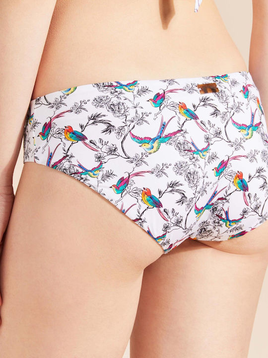 Bikinihosen Slip Blumen Muster