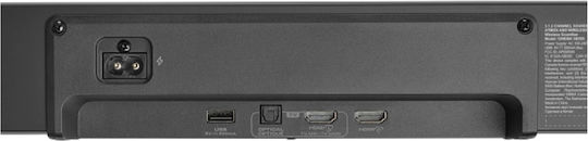 JBL Cinema SB595 Soundbar 3.1.2 Bluetooth and HDMI 440W with Wireless Subwoofer and Remote Control Black