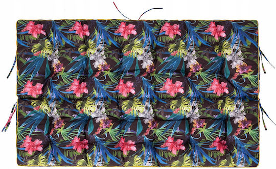 Multicolour Garden Chair Cushion with Backrest