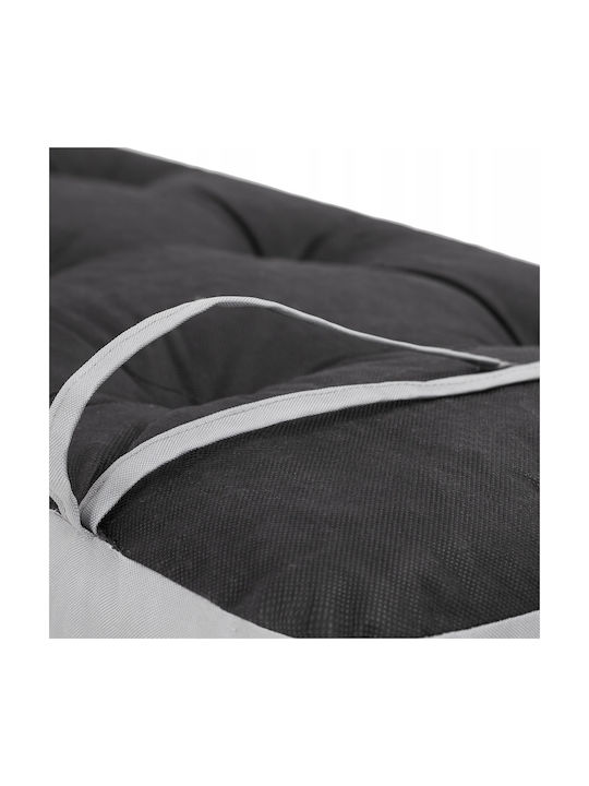 Garden Sofa Cushion with Backrest Gray