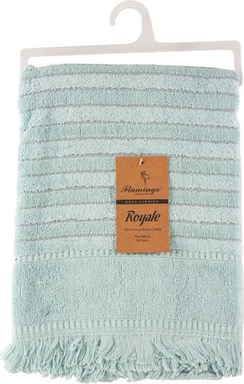 Flamingo Bath Towel Royale 70x140cm Mint Weight 500gr/m²