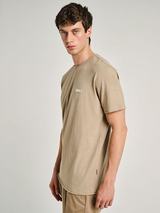T-Shirt Beige Offen