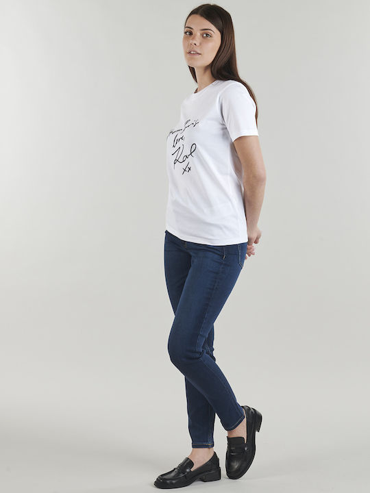 Damen T-Shirt Weiß