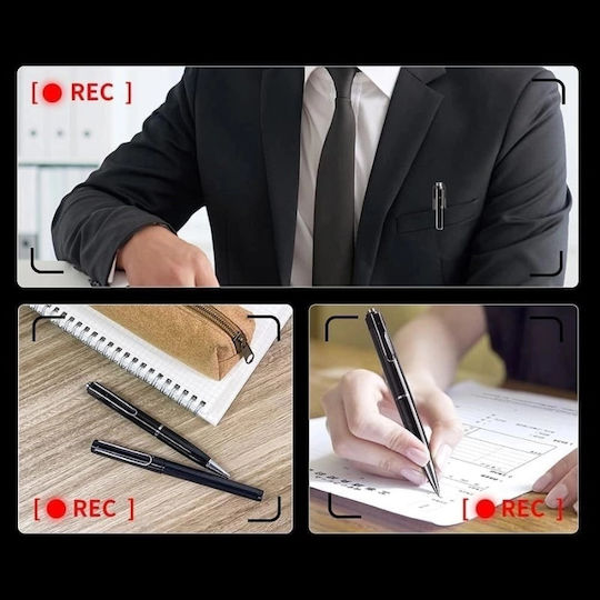 Spionagekamera Stift Full Hd Iuni W9 64gb Audioaufnahme Video-oder Ton