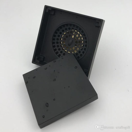 Capac De Pardoseală Din Alamă Cu Dimensiunea 10x10cm Bronz