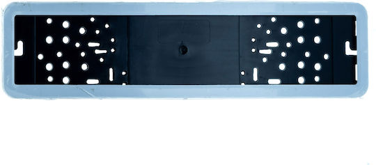 Einparts Nummernschildrahmen Vorderseite Metallisch 53 x 53cm 1 Stück