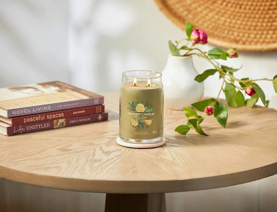 Yankee Candle Ароматична Свещ Signature Буркан с Аромат Градински Чай и Цитрусови Плодове 567гр