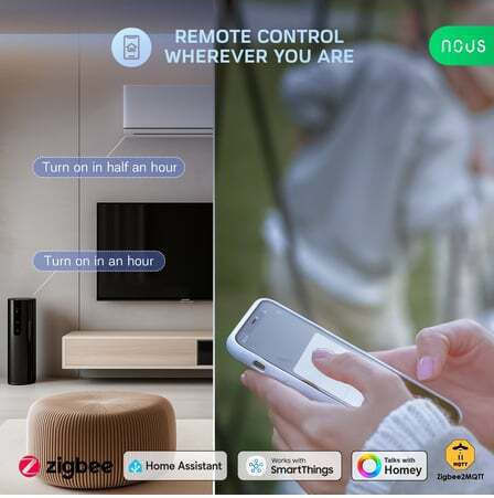 Nous Triple Extension Cord 1.8m Zigbee 3.0
