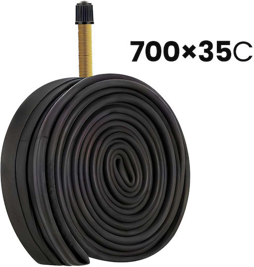Avizar Inner Tube 700×35c Bicycle Made Durable Rubber Black