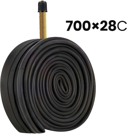 Avizar Inner Tube 700×28c Bicycle Made Durable Rubber Black