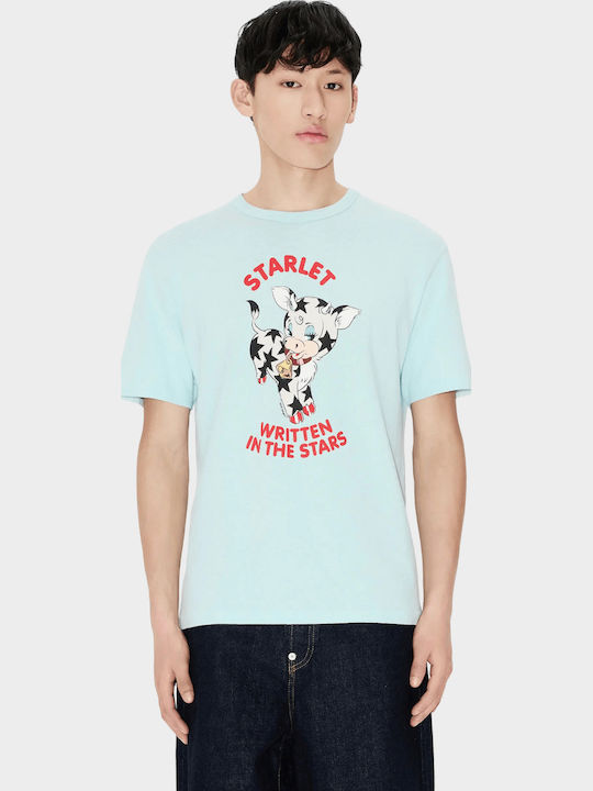 Cartoon Women's T-shirt Aqua