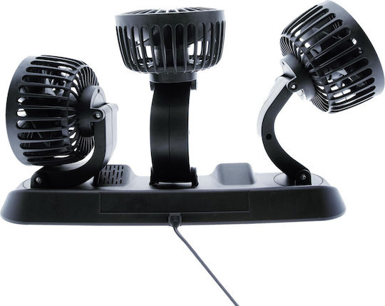 Einparts Triple 12v Car Fan Adjustable Modes