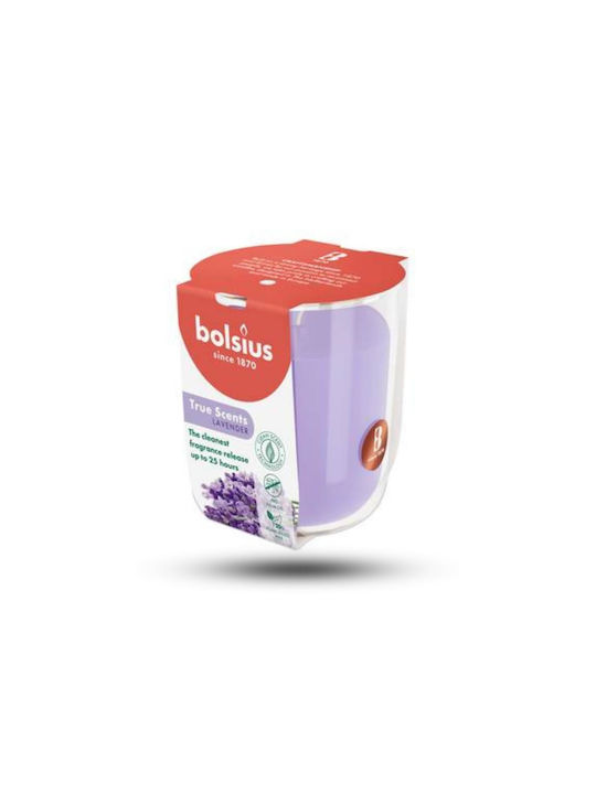Bolsius True Scents Duftkerze Φ8x7,3cm Lavendel
