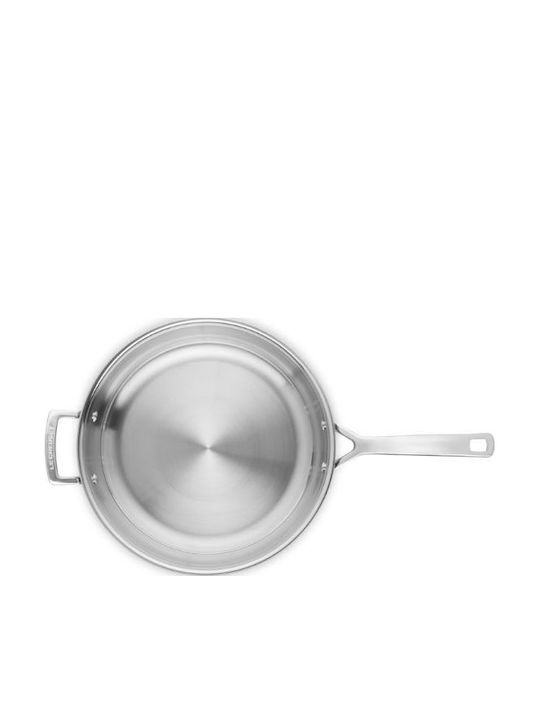 Le Creuset Τηγάνι από Ανοξείδωτο Ατσάλι με Καπάκι 30cm