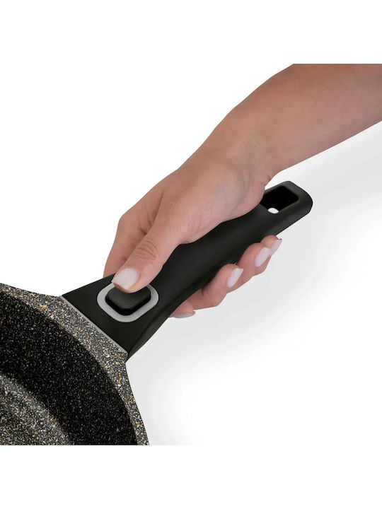 Starke Pro Aluminium Pfanne mit Stein Innenbeschichtung 28cm