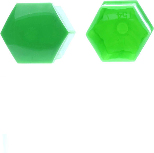 Extremo Tuning 19 Mm Green Bolt Caps Wheel Protection Set 20 Pieces