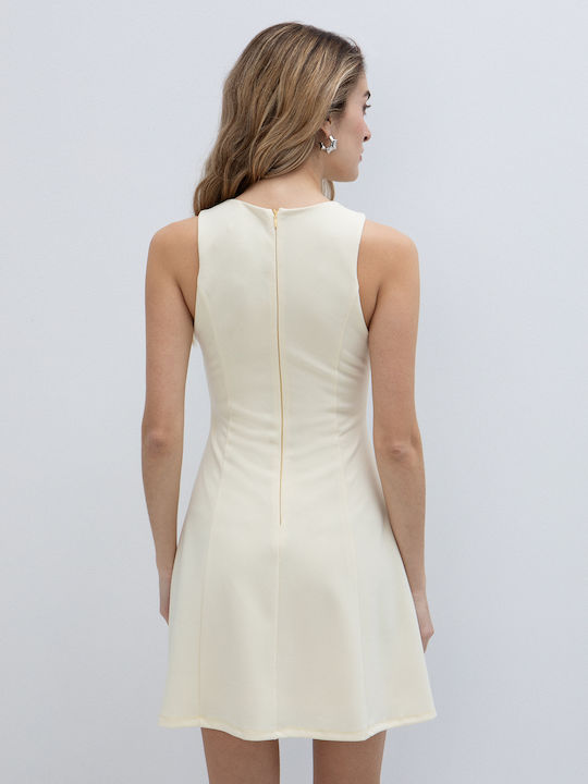 Summer Mini Dress for Wedding / Christening Yellow