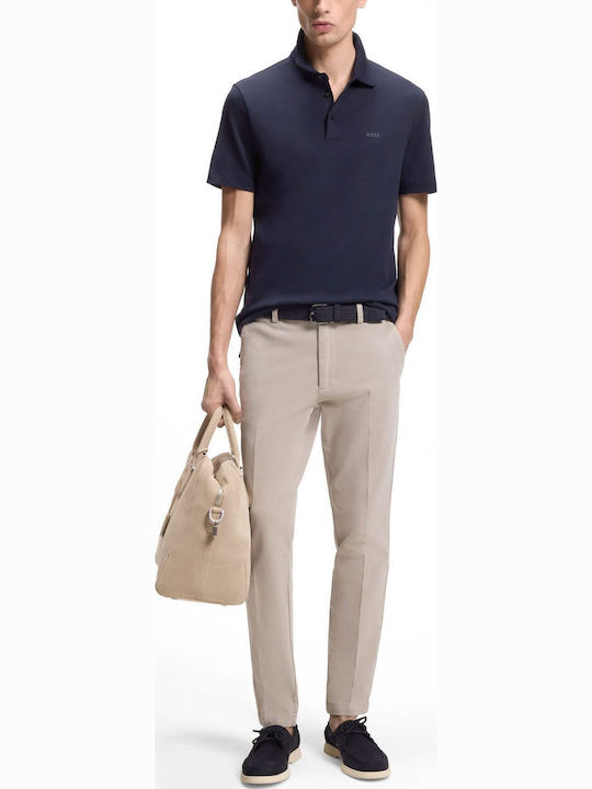 Herrenhose Elastisch Slim Fit Beige