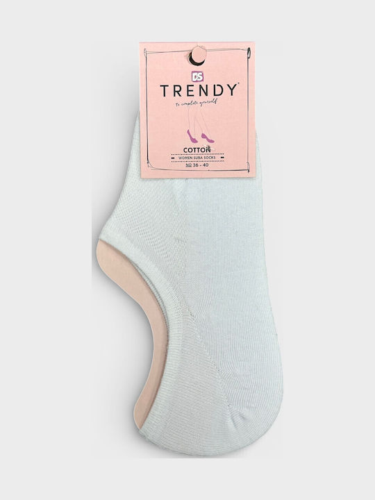 Trendy Șosete Pentru Femei Albe 3Pack