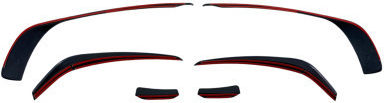Front Bumper Spoiler Mercedes C-class W204 2007-2013 Black Glossy Oem