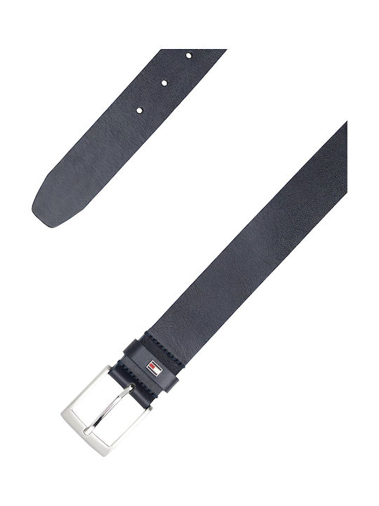 Tommy Hilfiger Adan 3.5 Ανδρική Ζώνη Δερμάτινη Μπλε