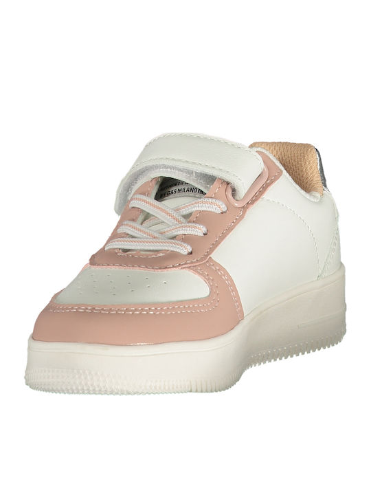 Παιδικά Sneakers με Σκρατς Λευκά