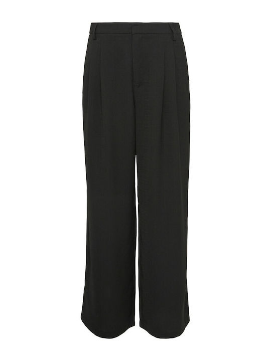 Damen Stoffhose Schwarz