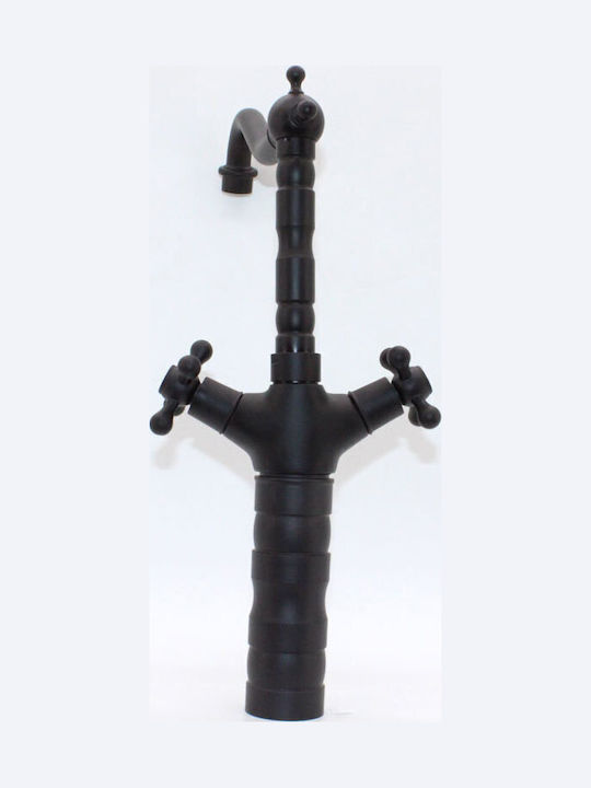 Landsh Retro Tall Black Mixing Sink Faucet