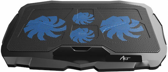 Art Cooling Pad for Laptop up to 17 inches with 4 Fans and Illumination