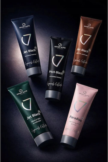 7Suns Cosmetics Jet Schwarz CBD Selbstbräuner Körper 250ml