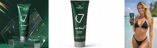 7Suns Cosmetics Jet Schwarz CBD Selbstbräuner Körper 250ml