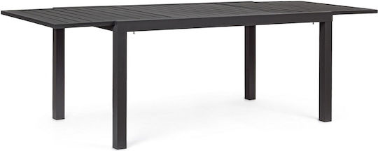 Κουζίνας Επεκτεινόμενο Γκρι 240+80x90x75εκ.